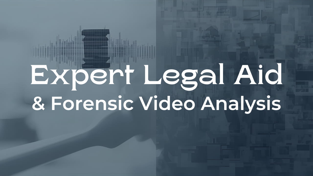 Legal aid forensic video analysis expert services - ensuring access to justice for all